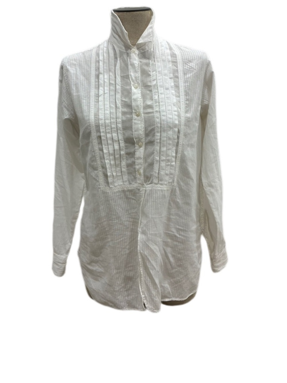 Denim & Supply Ralph Lauren White Pintuck Blouse